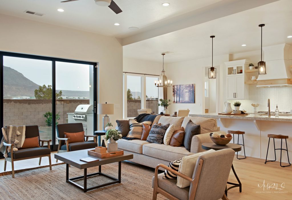 Family Room and Kitchen